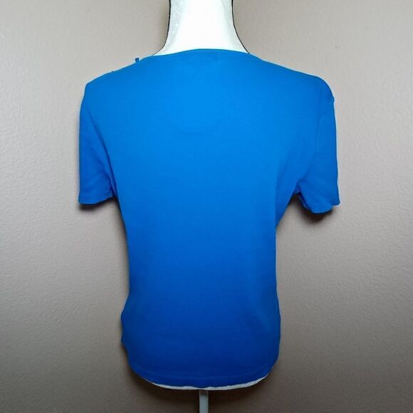 Lauren Ralph Lauren short sleeve blouse Size L - Picture 4 of 8